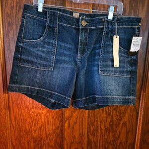 KUT  Ultra Mid Rise Utility Relaxed Shorts Size 14